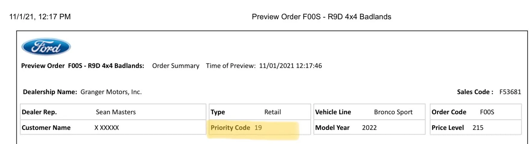 Ford Bronco Sport ⏰ 2022 Bronco Sport Scheduling Next Week (7/18) For Build Weeks 9/5 Through 10/17 2DB84BE0-3B34-4FCD-8C12-13514638F27D