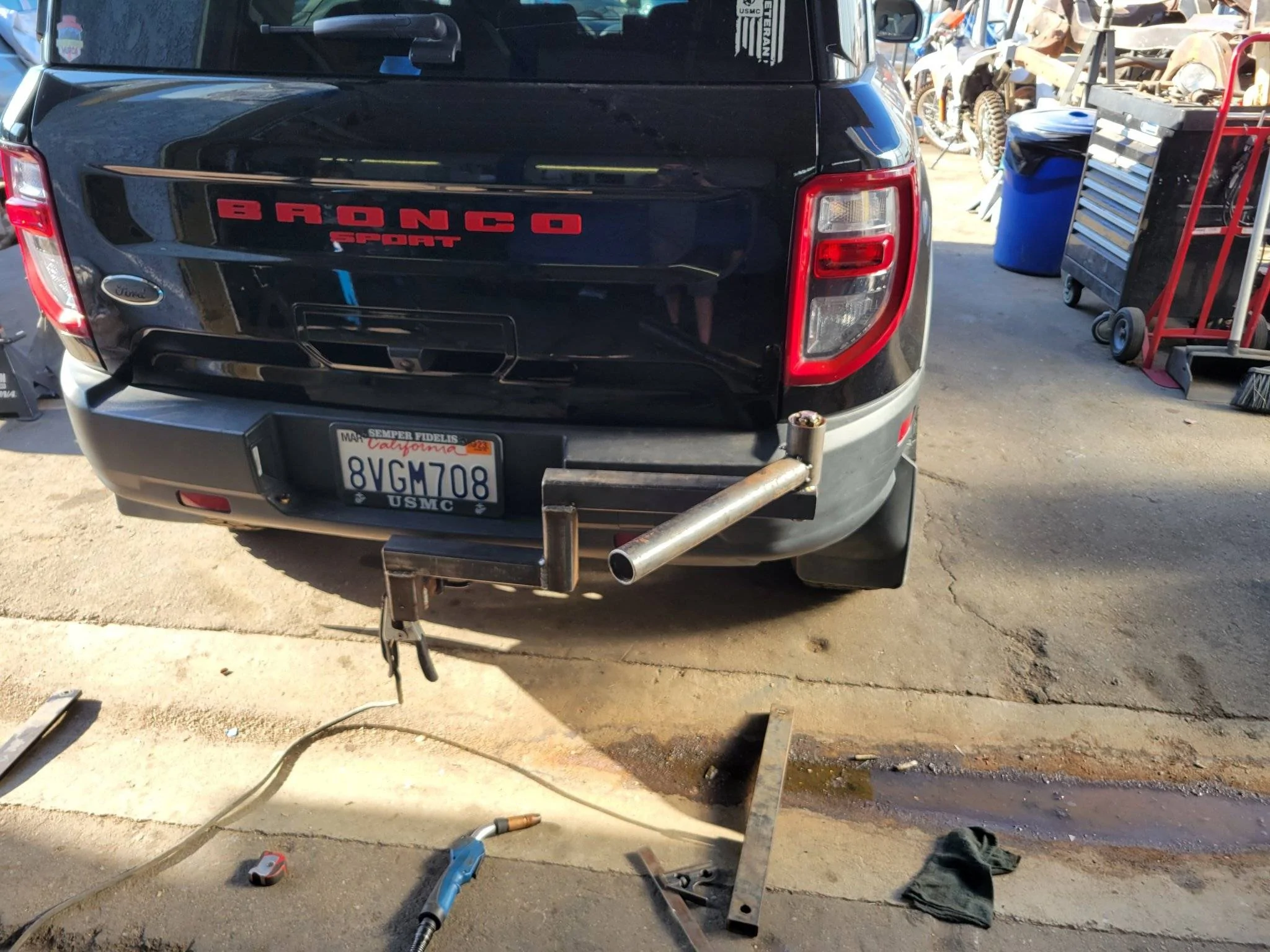 Ford Bronco Sport Preview of tire carrier build""" update"""" 20220716_175454