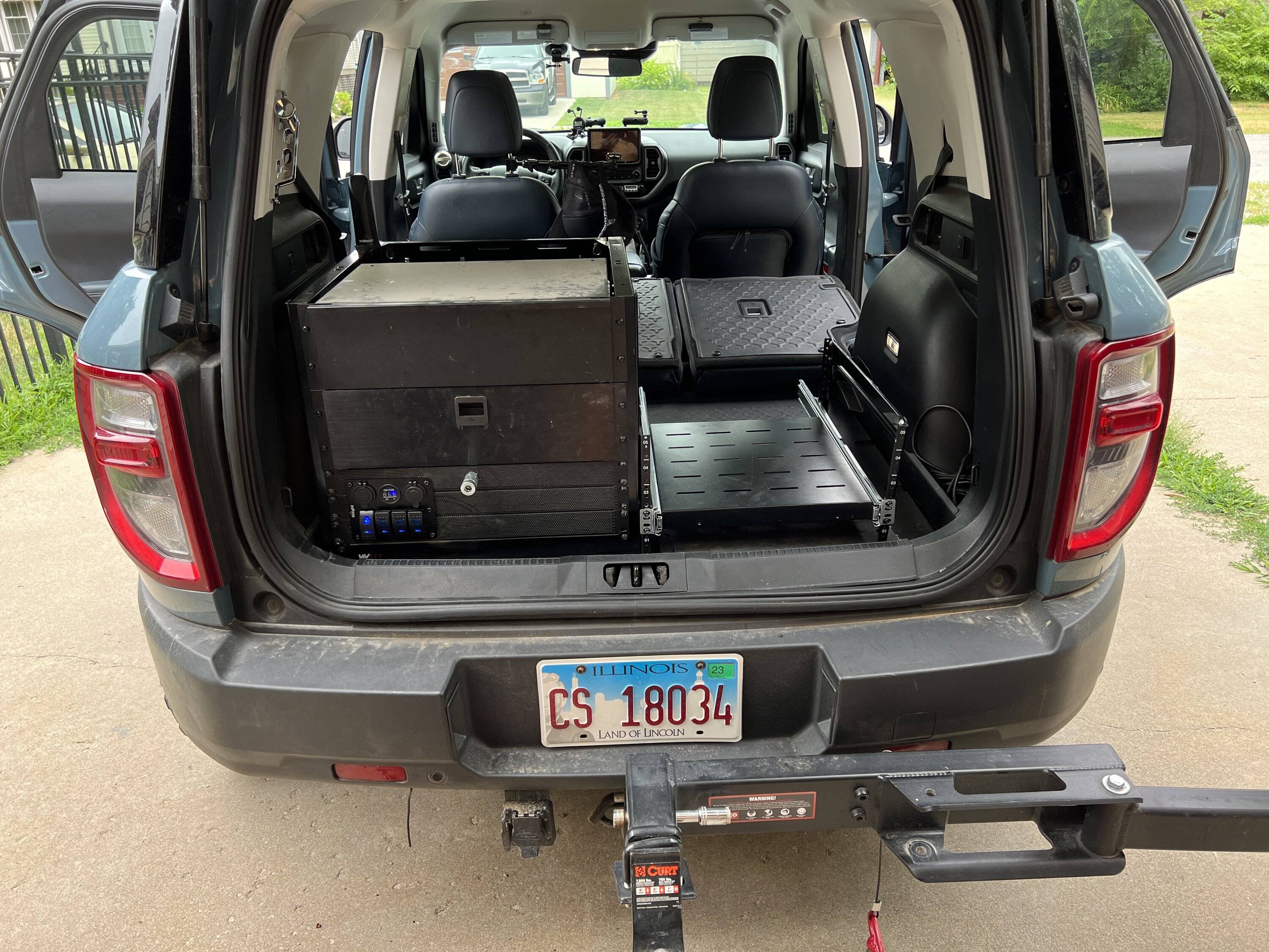 Ford Bronco Sport New Storage System Made From IT Networking Racks image01