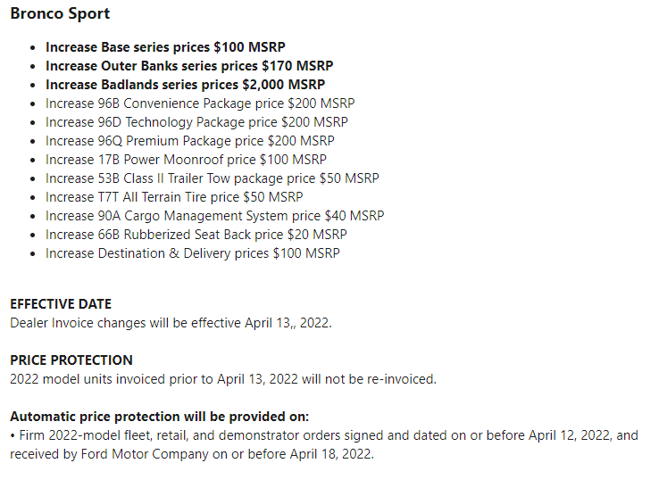 Ford Bronco Sport 4% under invoice @ Chapman Ford of Horsham 1658511990491
