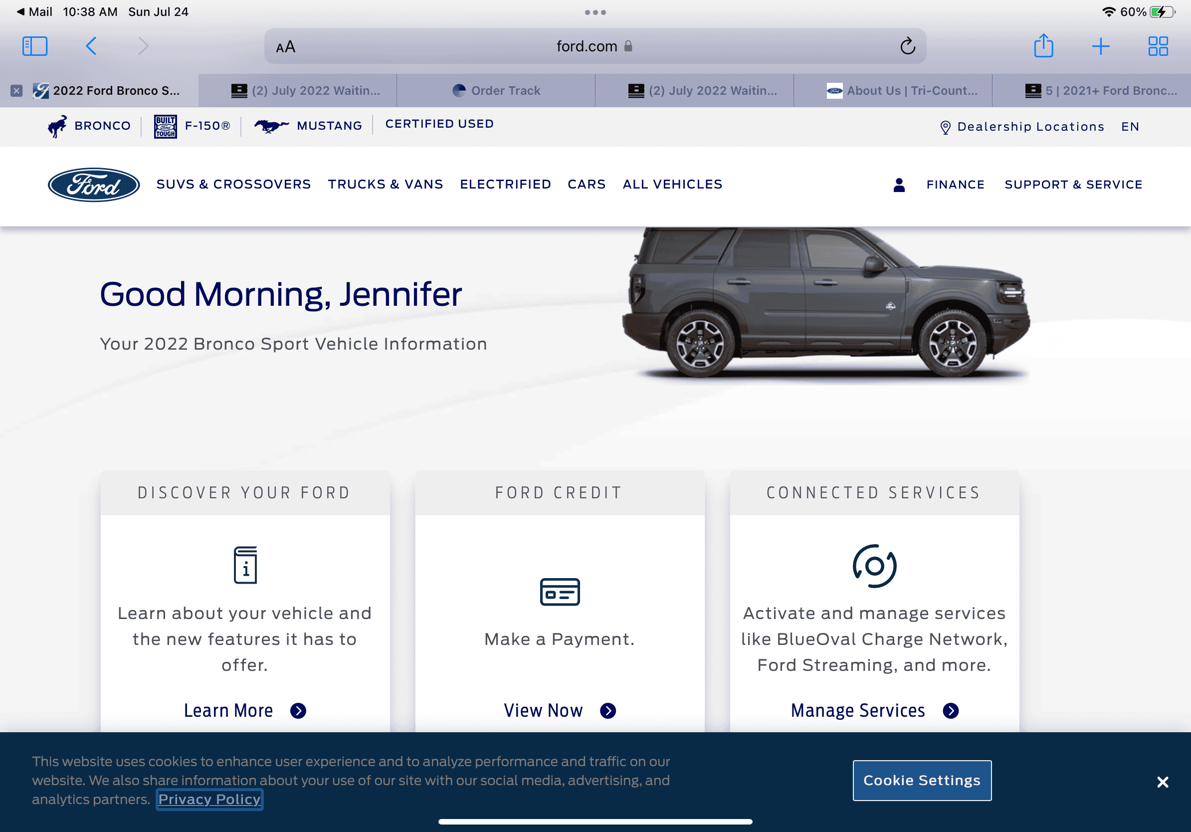 Ford Bronco Sport July 2022 Waiting Room E4499EAB-49EE-452C-8164-B0AD60D36AAF