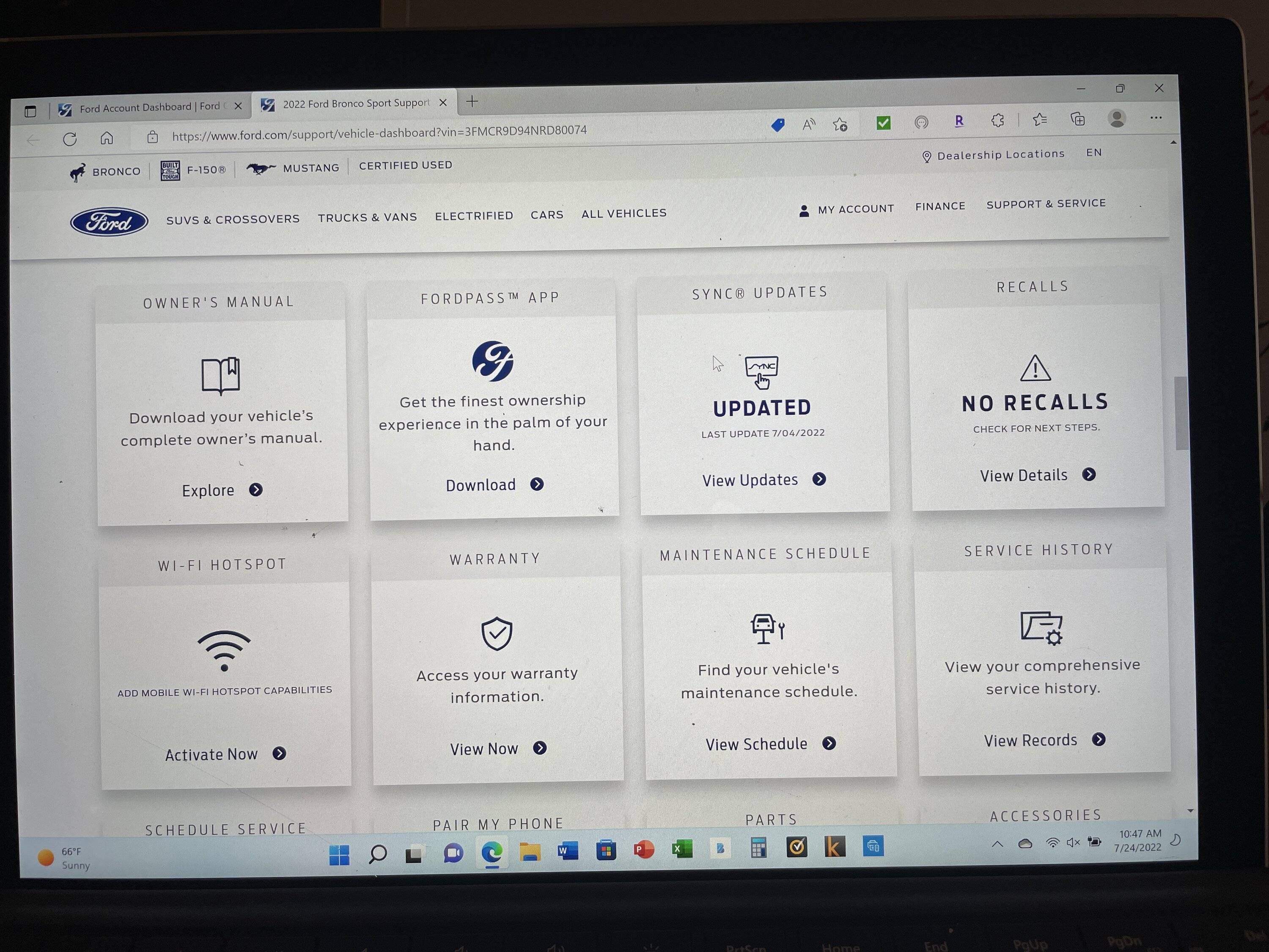 Ford Bronco Sport July 2022 Waiting Room image