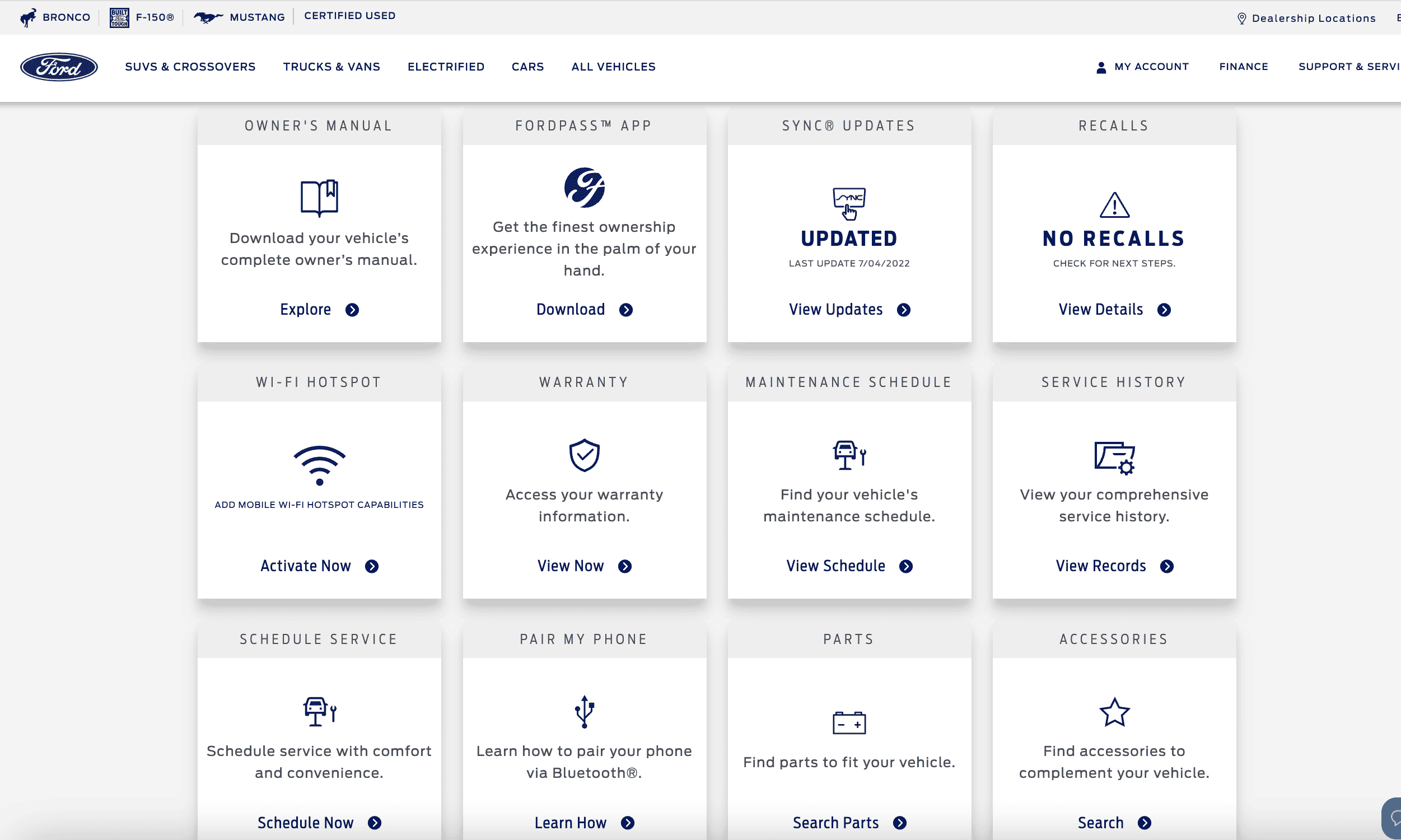 Ford Bronco Sport July 2022 Waiting Room Screen Shot 2022-07-24 at 9.53.39 AM