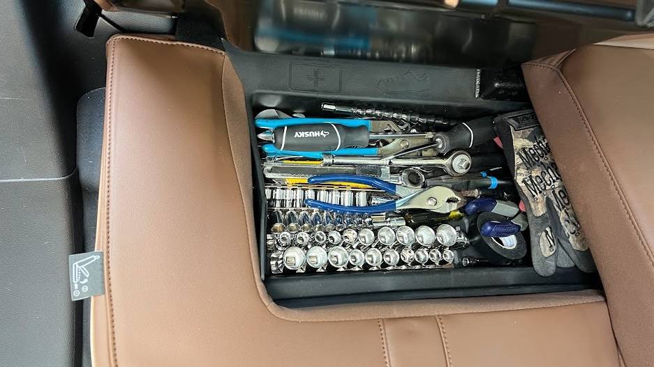 Ford Bronco Sport Under Seat Storage ideas? Tool Cubby