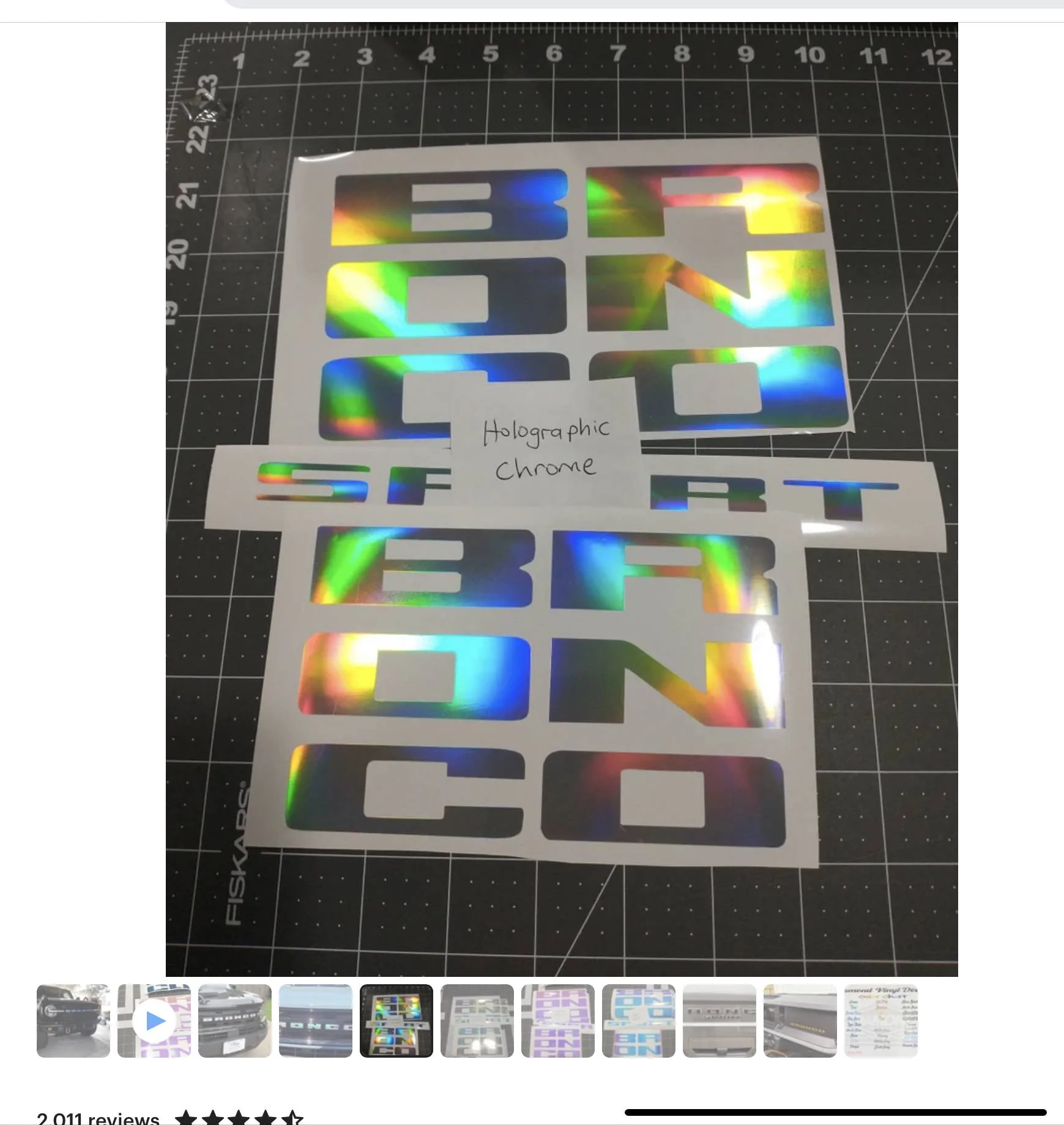 Ford Bronco Sport Help deciding on holographic letters 89298801-7562-458A-827D-CA62B8CAE5E1