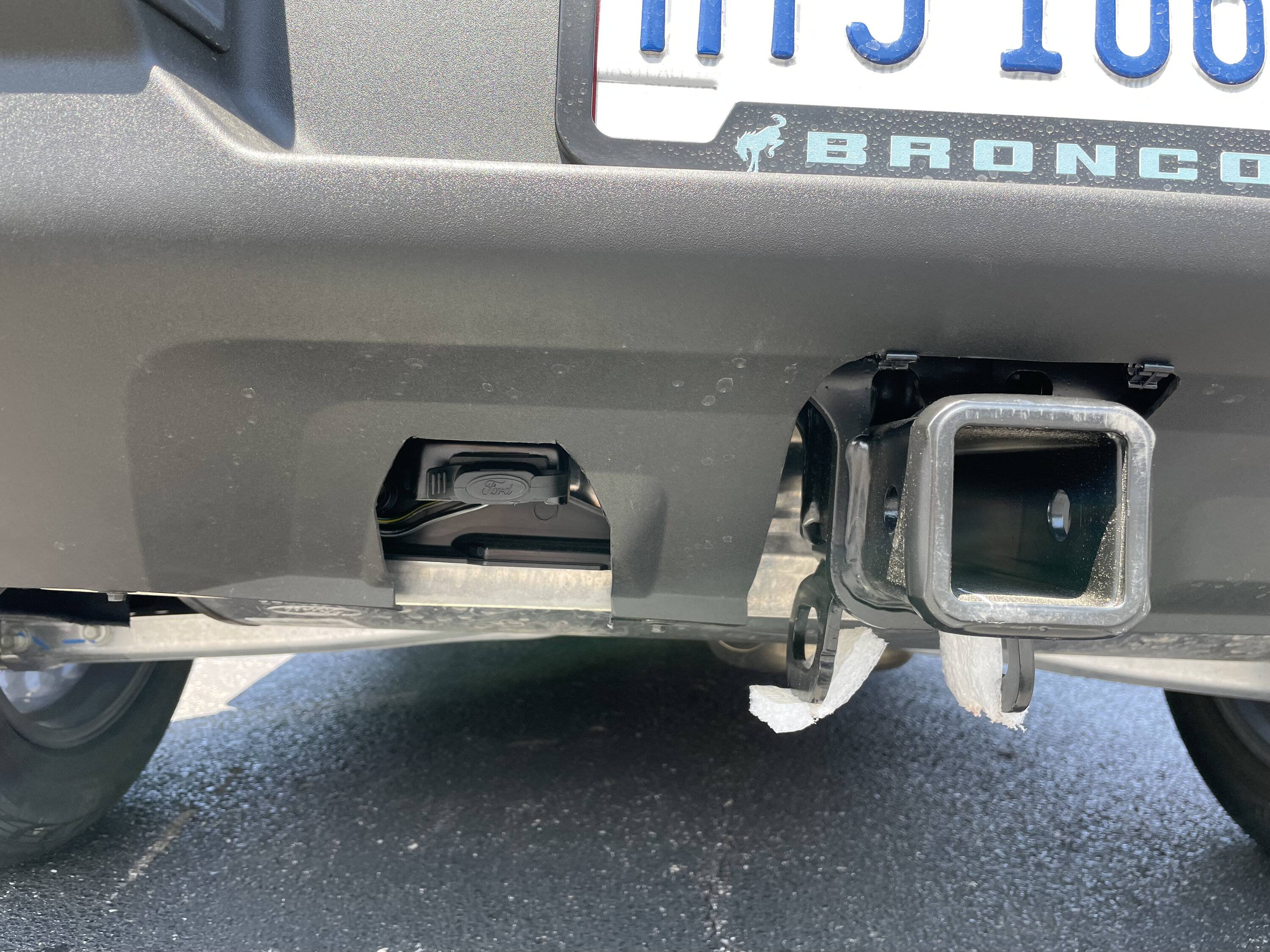 Ford Bronco Sport Aftermarket Hitch Install IMG_5683