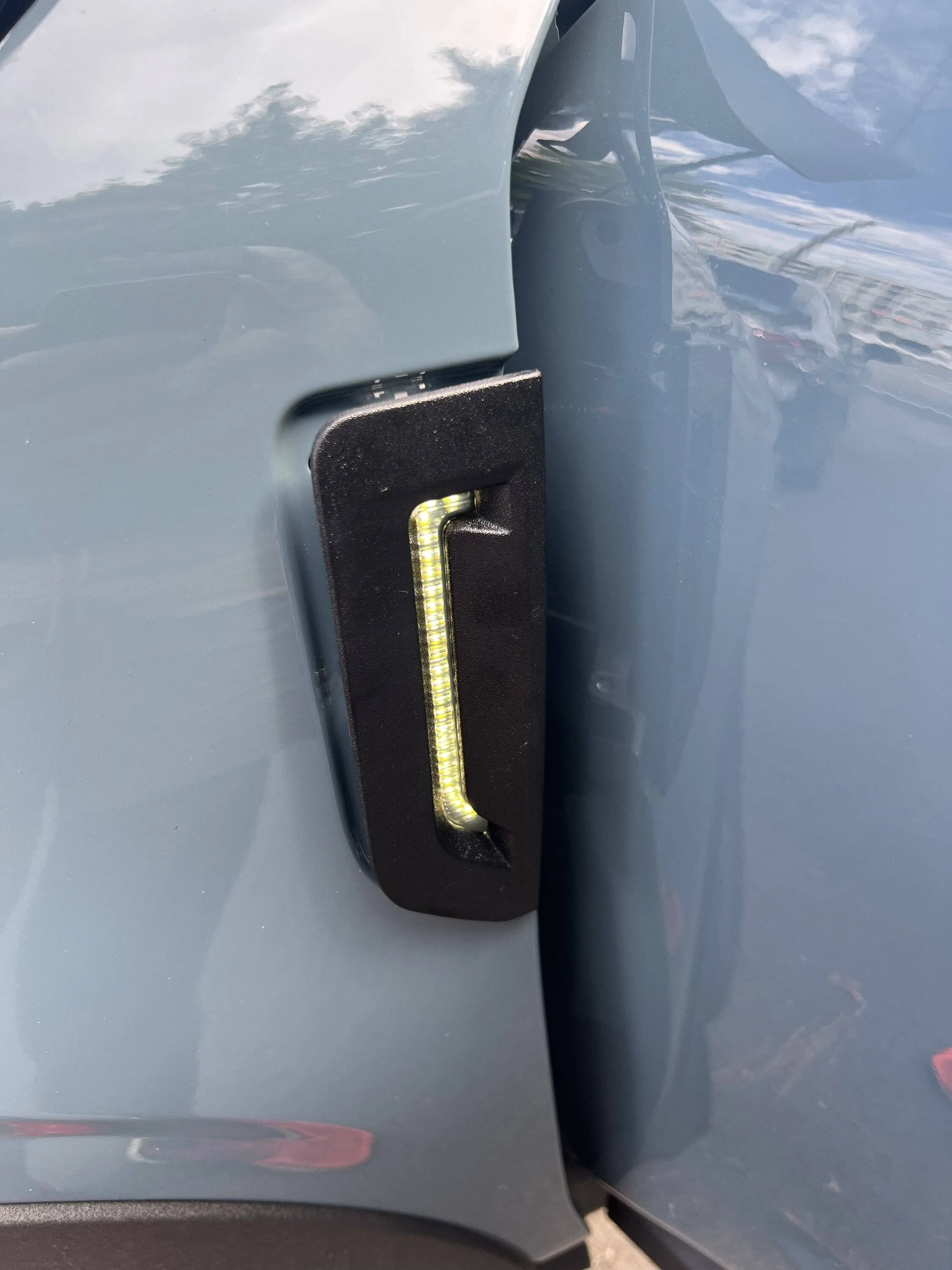 Ford Bronco Sport Tectico LED fender light side marker install IMG_5541