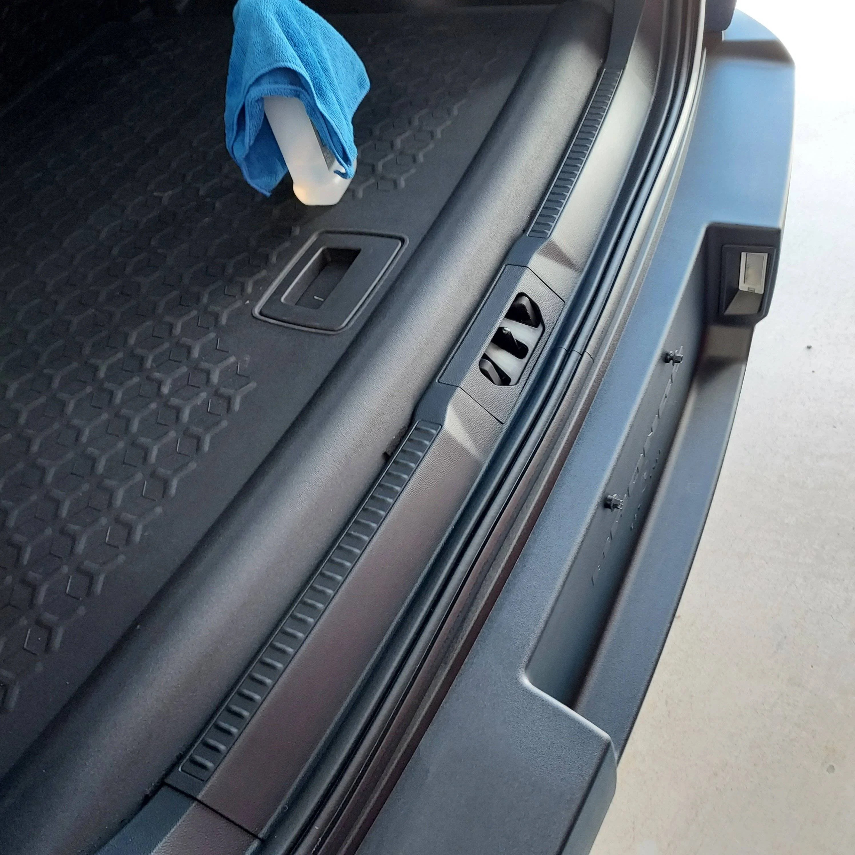 Ford Bronco Sport Rear Bumper Scuff Guard Installed 20220730_104140