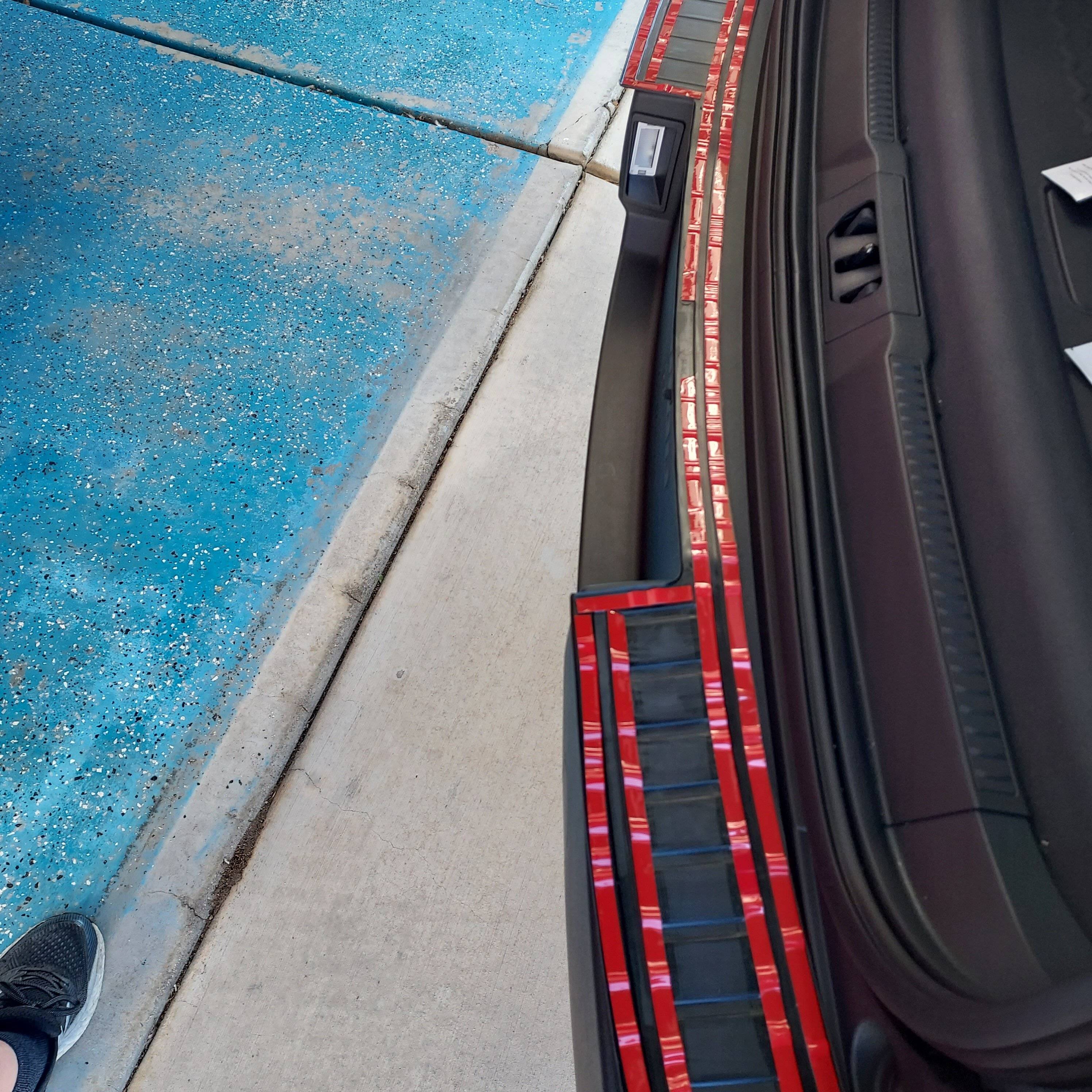 Ford Bronco Sport Rear Bumper Scuff Guard Installed 20220730_104304