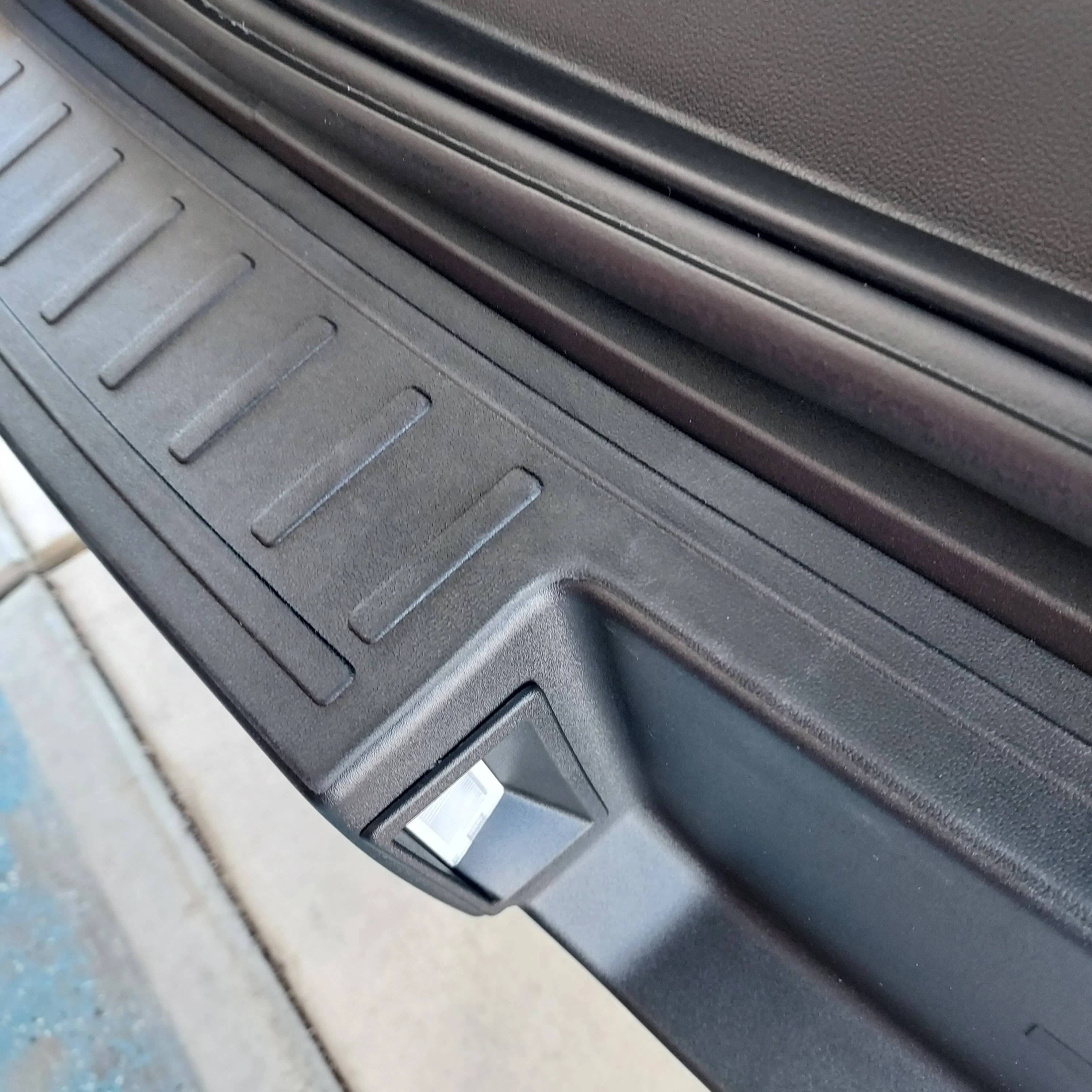 Ford Bronco Sport Rear Bumper Scuff Guard Installed 20220730_105225