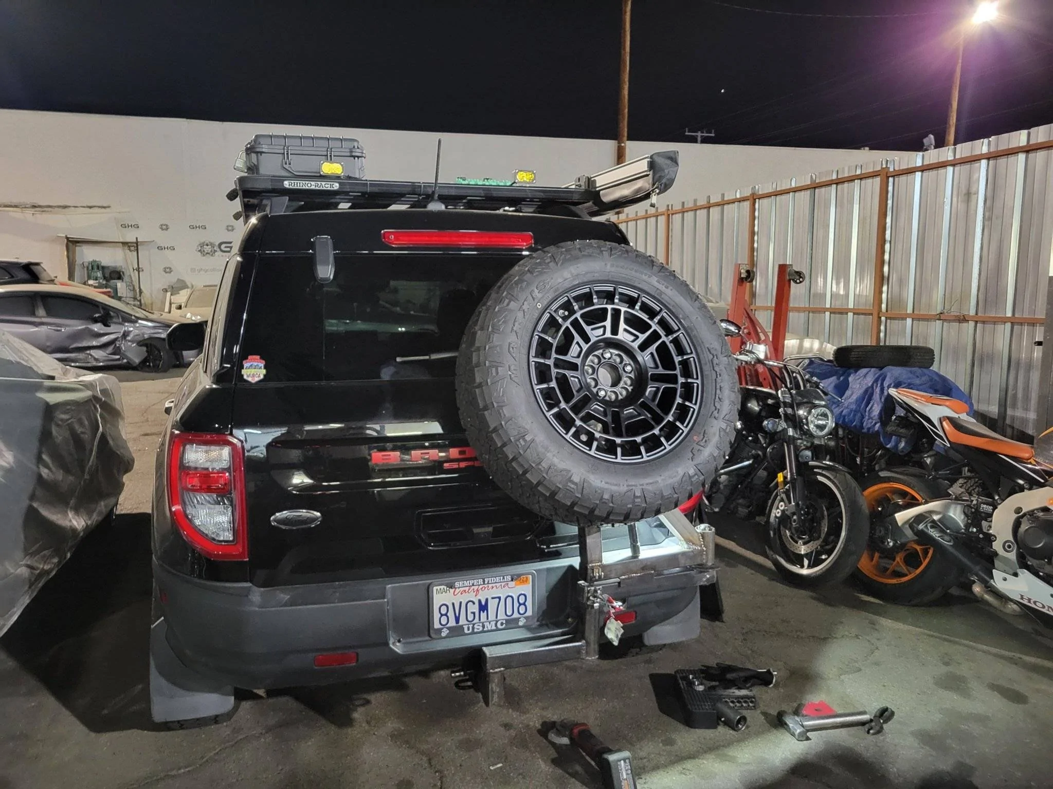 Ford Bronco Sport Preview of tire carrier build""" update"""" 20220805_215256