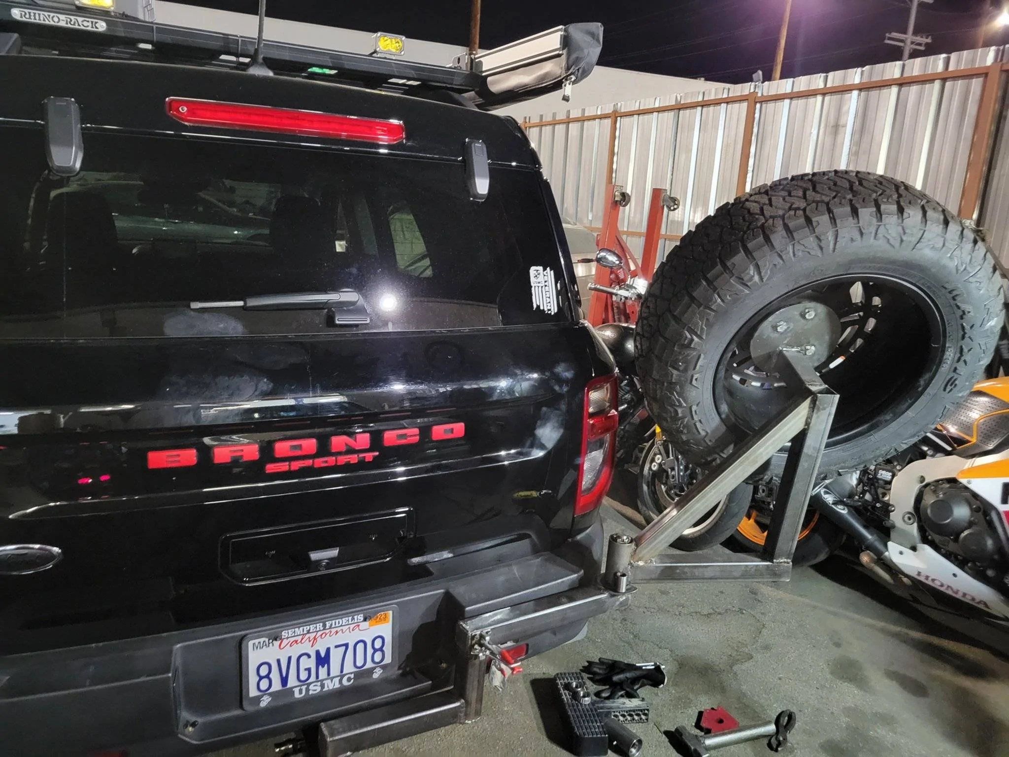 Ford Bronco Sport Preview of tire carrier build""" update"""" 20220805_215404