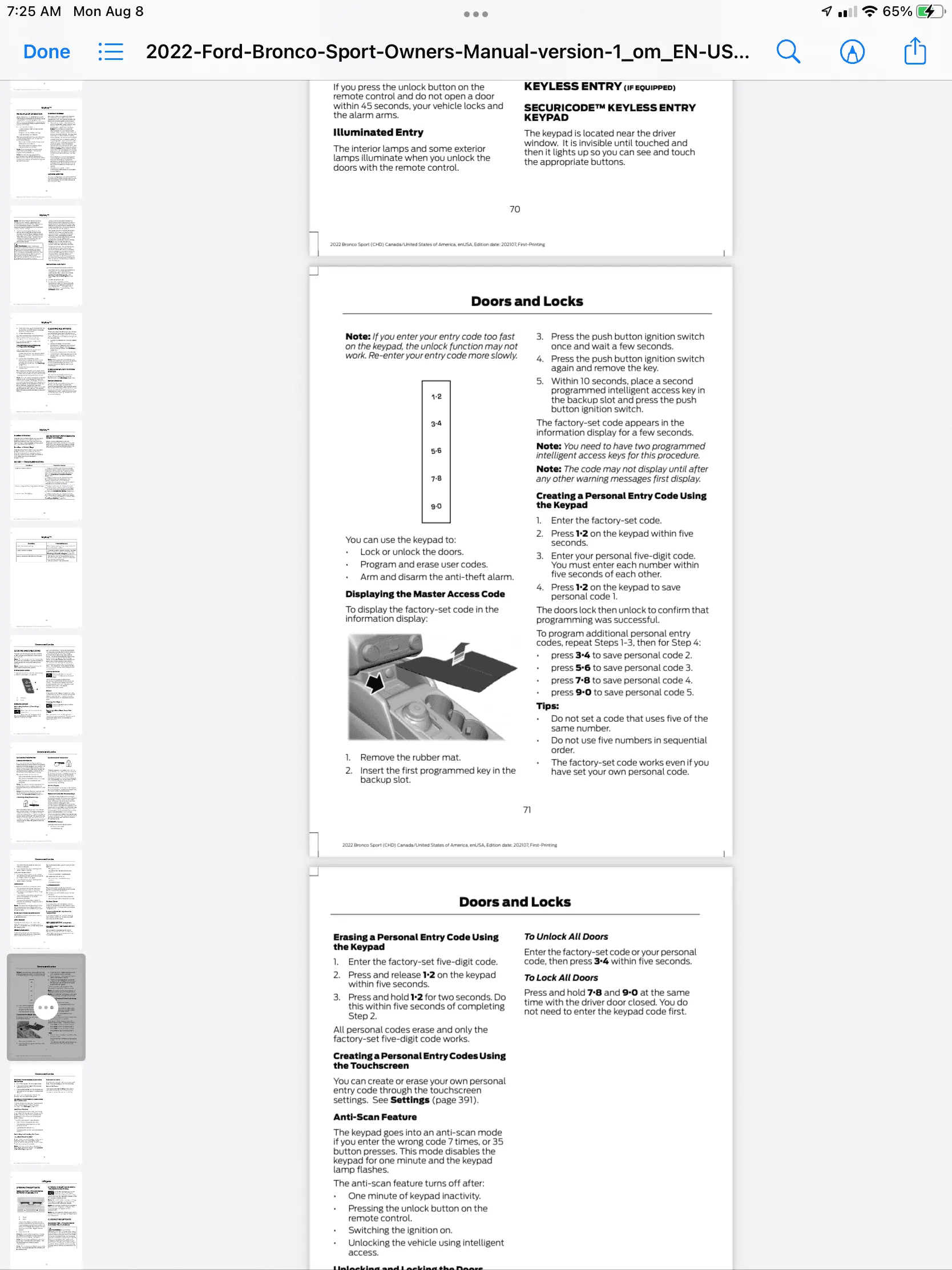 Ford Bronco Sport Love the thing but have a couple y dislikes 61A3AE46-2ACD-4083-99BA-5B31226CE5B9