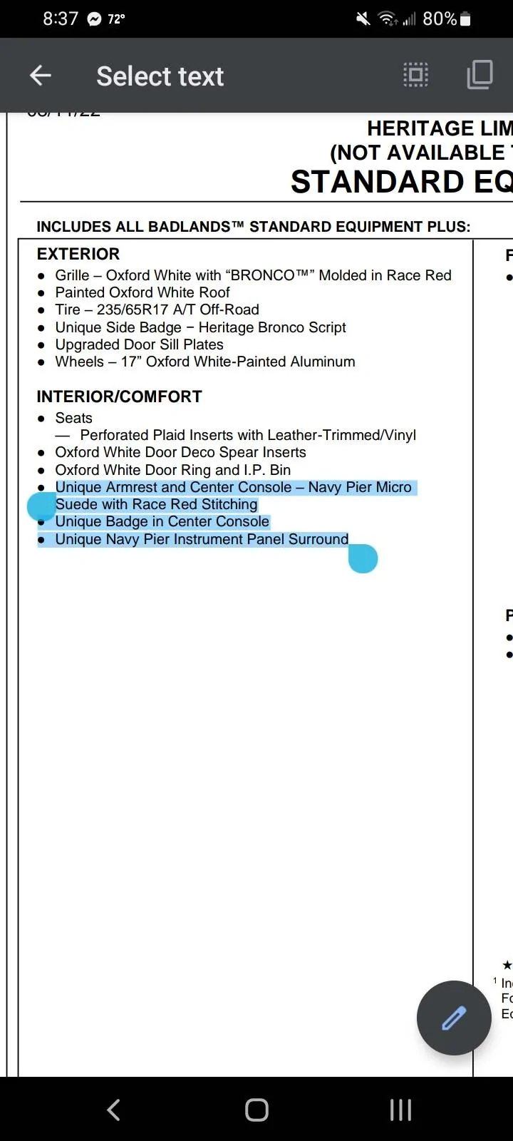 Ford Bronco Sport 2023 FORD BRONCO SPORT HERITAGE EDITION COMPLETE GUIDE Screenshot_20220817-203725_Driv