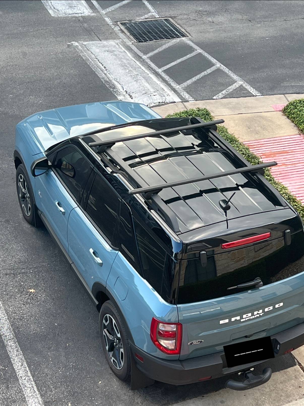 Ford Bronco Sport Lost in a sea of cross bars and roof racks. 7554D9AA-C6E0-4B8B-A250-89E8FCB92344