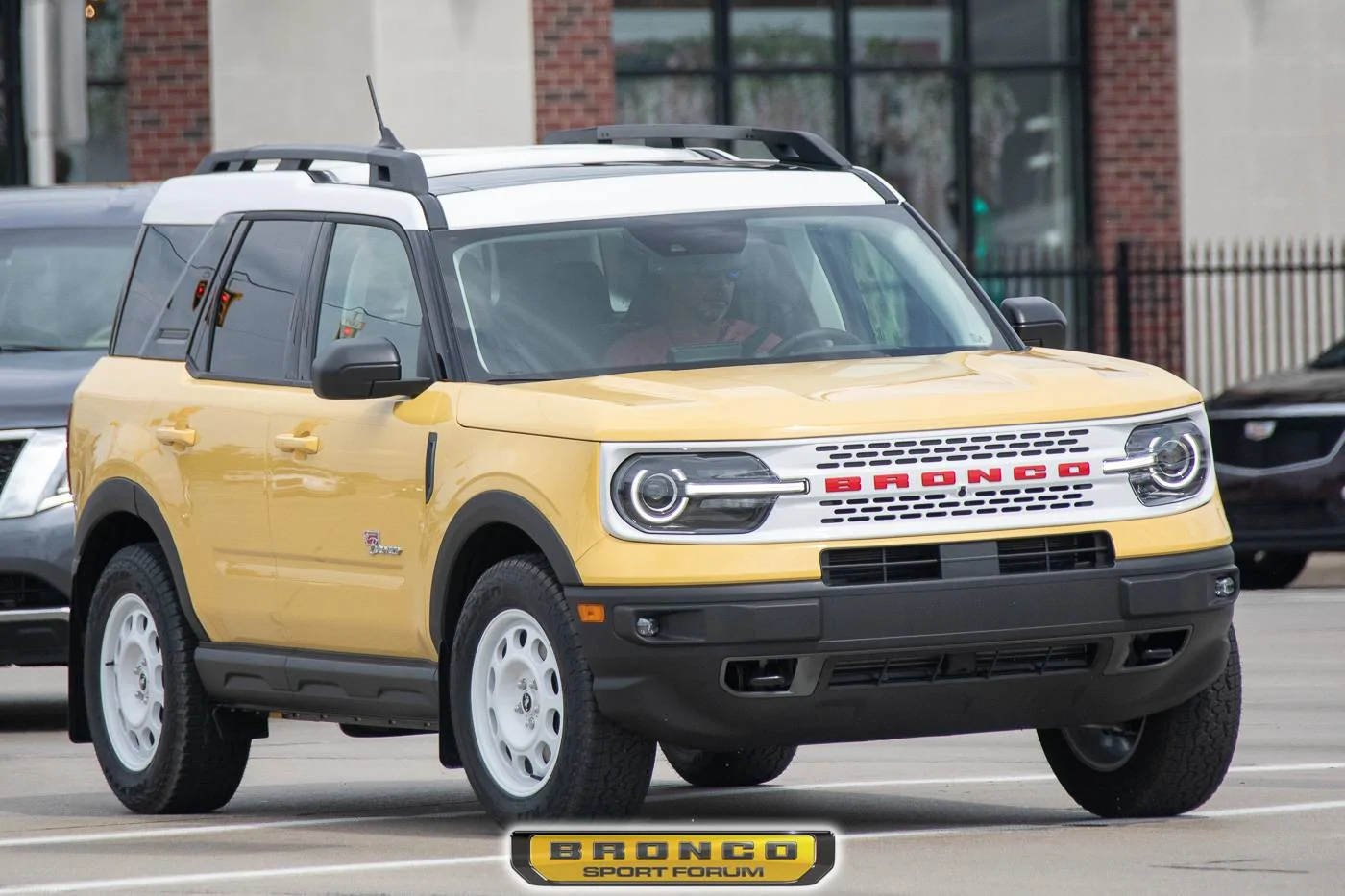 Ford Bronco Sport Spied: Bronco Sport Heritage Edition In Yellowstone Metallic bronco-sport-heritage-edition-yellowstone-metallic-3
