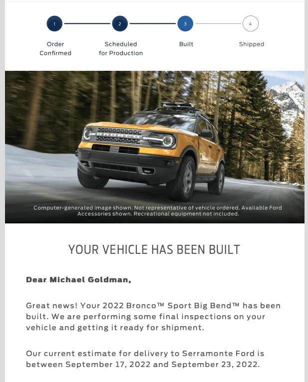 Ford Bronco Sport Waiting room Screen Shot 2022-08-29 at 13.26.28