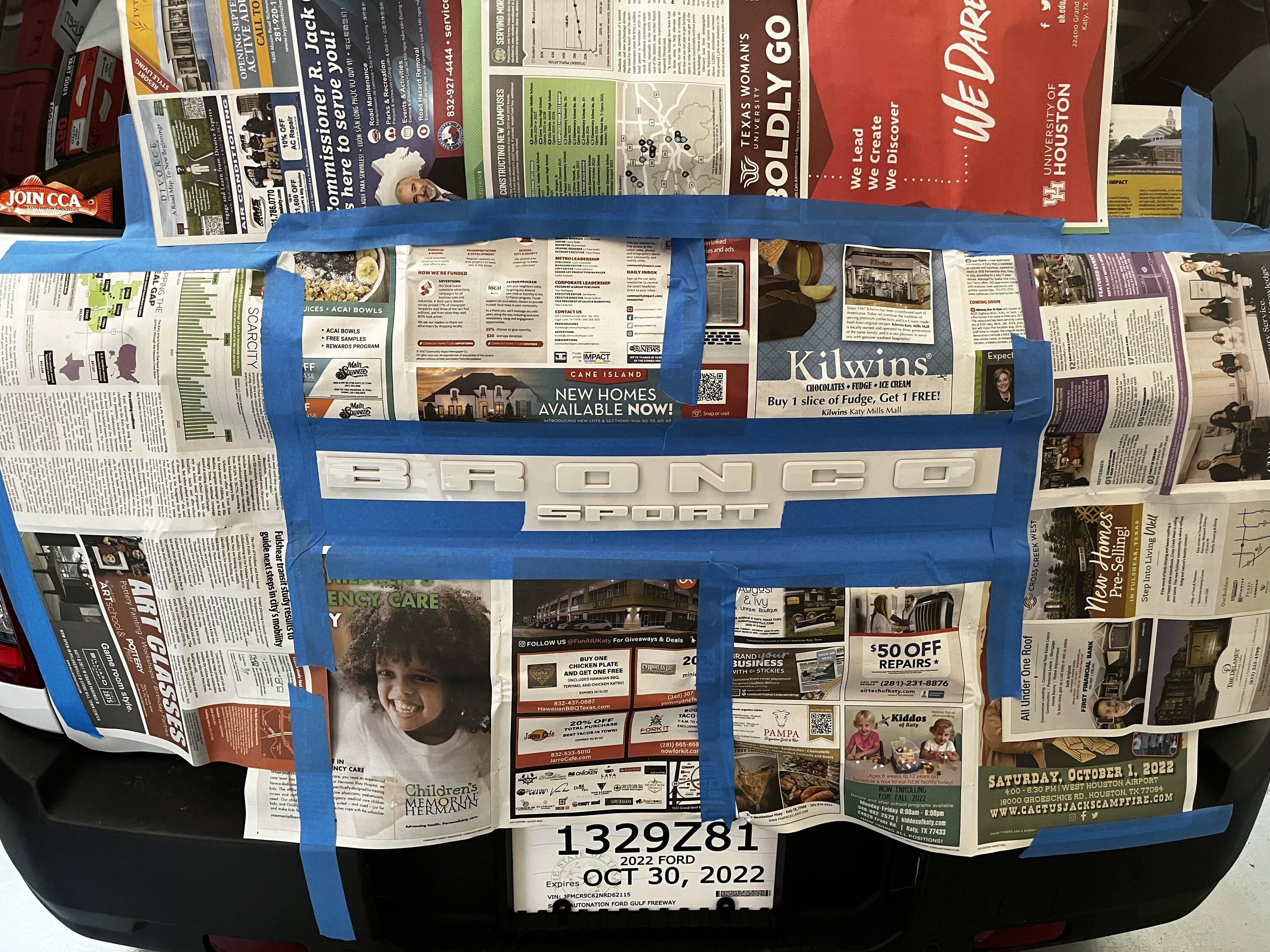 Ford Bronco Sport Installing new lettering on the tailgate of Bronco Sport - factory lettering? 2980CC53-FBE6-431D-82F8-57EC9CF29E82