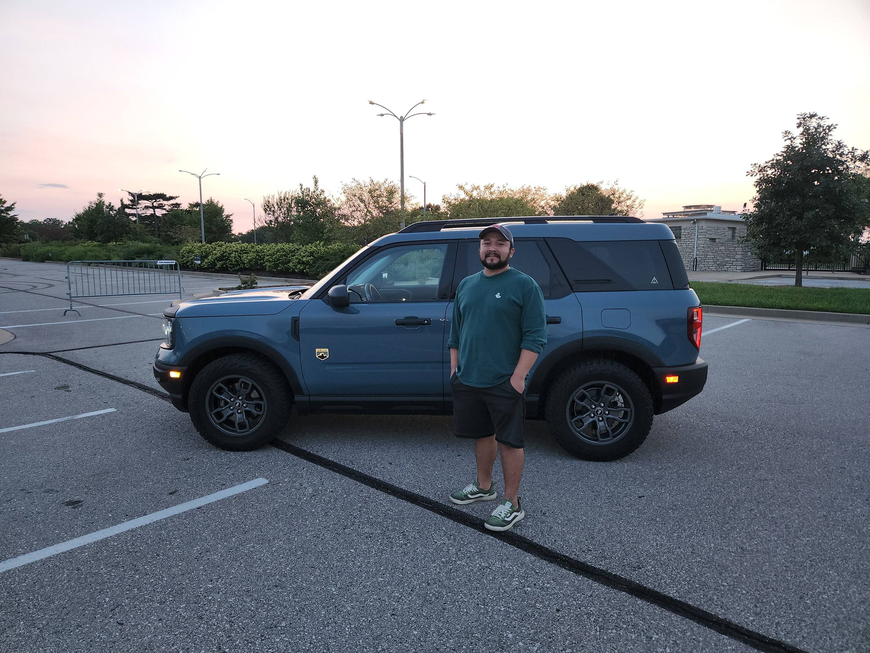 Ford Bronco Sport Two Broncos killed (hit) with one stone (speeding 19 yr old) 20220906_192309