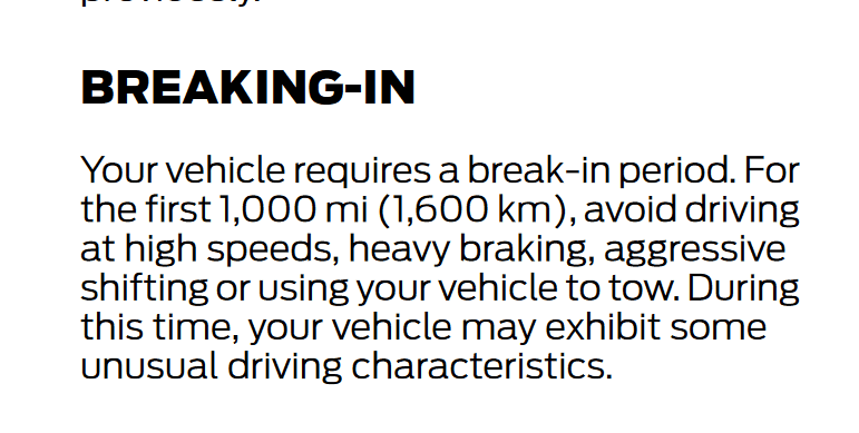 Ford Bronco Sport New Bronco Sport Owners Break In Period 1662863153565