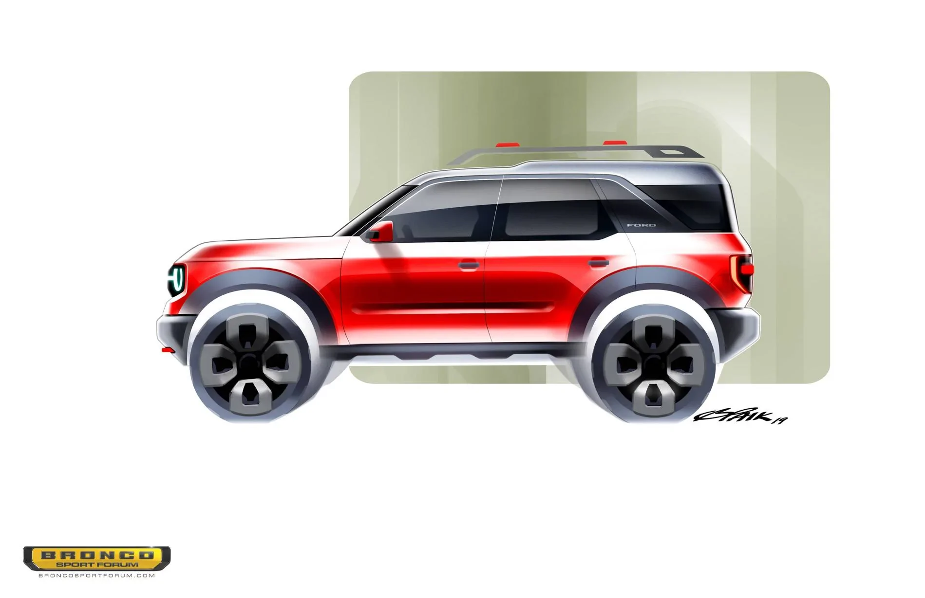 Ford Bronco Sport Official: 2021 Bronco Sport Info Thread: Specs, Trims, Colors, Wallpapers, Photos & Videos BroncoSport_Sketch_2