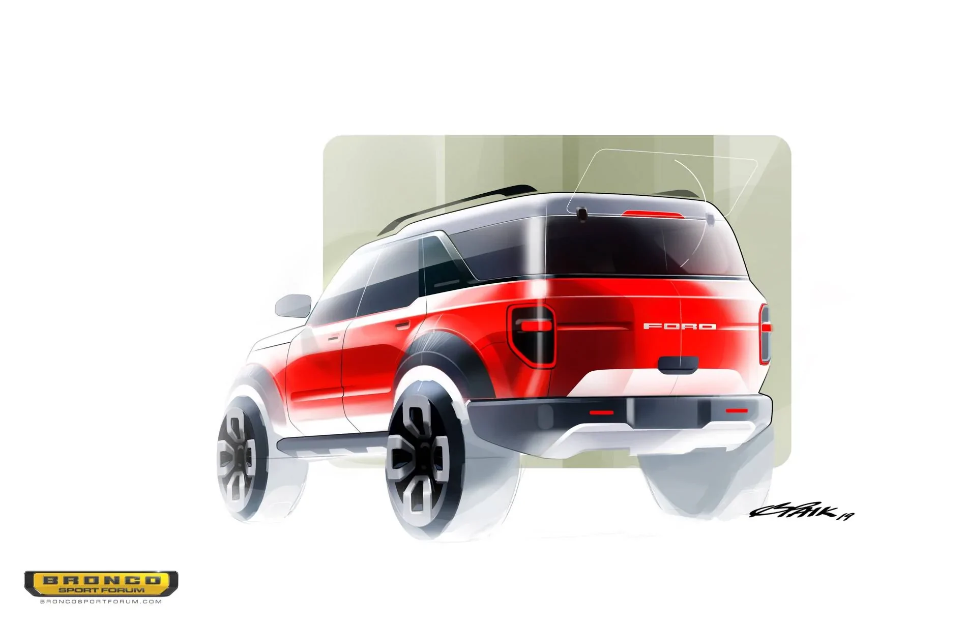 Ford Bronco Sport Official: 2021 Bronco Sport Info Thread: Specs, Trims, Colors, Wallpapers, Photos & Videos BroncoSport_Sketch_4