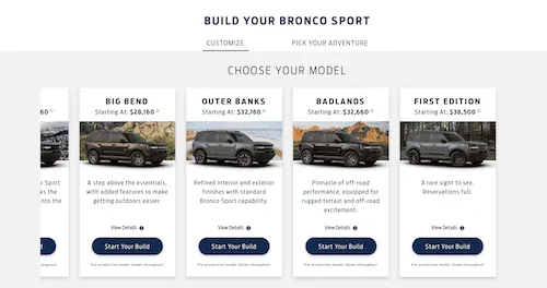 Ford Bronco Sport Build & Price website is up for 2021 Bronco Sport Bronco Sport Build and Price 2