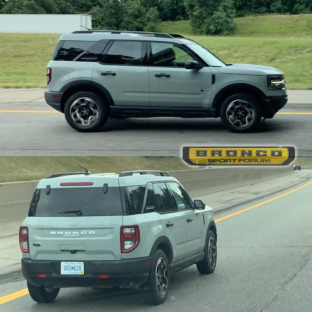 Ford Bronco Sport Great look at Cactus Gray Bronco Sport Badlands Cactus Gray Bronco Sport Outer Banks