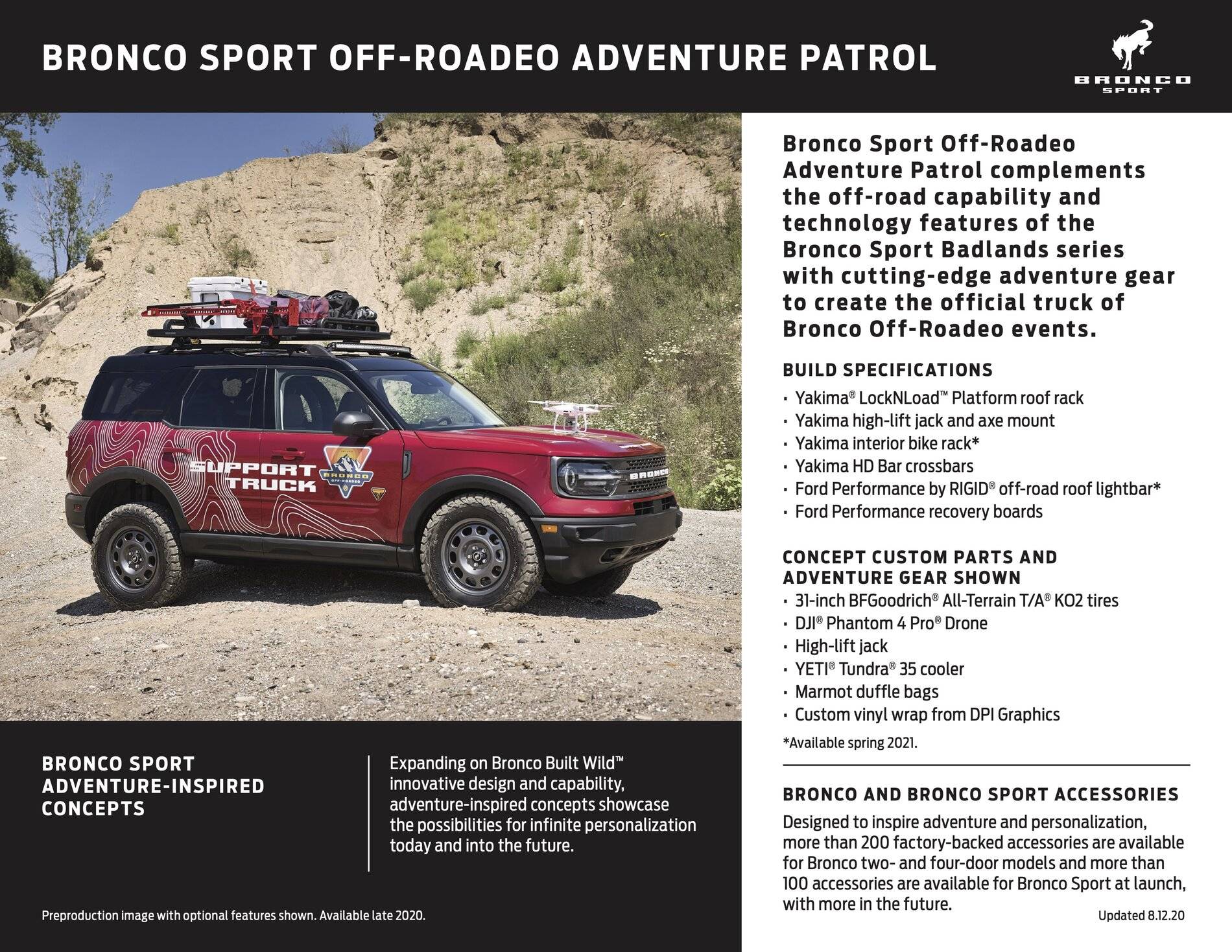 Ford Bronco Sport Introducing the Bronco Sport Badlands Trail Rig Concept 1597364776572