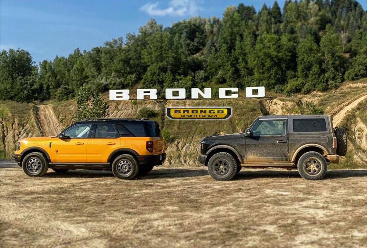 Ford Bronco Sport Official CYBER ORANGE Bronco Sport Thread Bronco Sport vs Big Bronco Full Size comparison side by side BSF