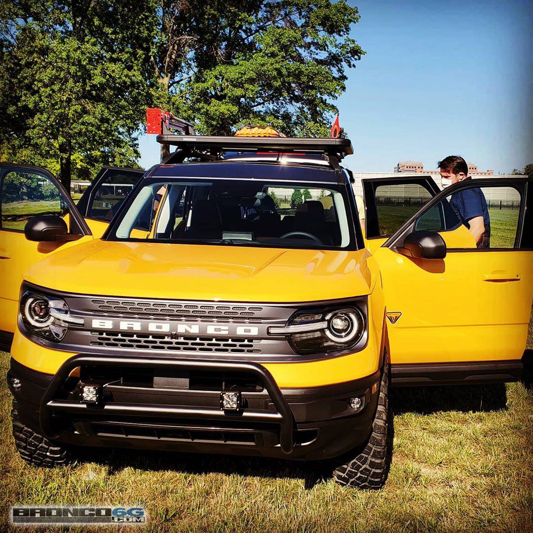 Ford Bronco Sport Bronco Sport on display at Ford Employee Roundup Event 2021 Ford Bronco Employee Roundup 117762045_157660415907174_4176399042640035489_n