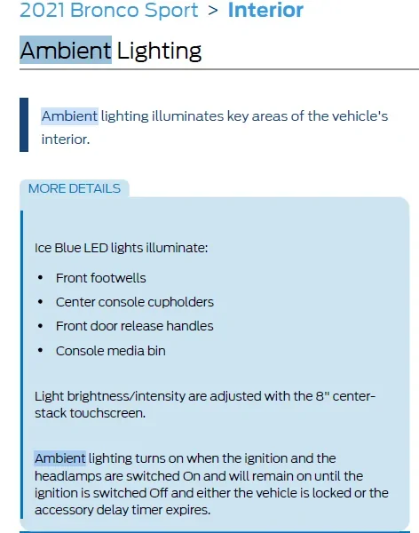 Ford Bronco Sport Bronco Sport - 26 minute video walk-through by The Straight Pipes 1597937028683