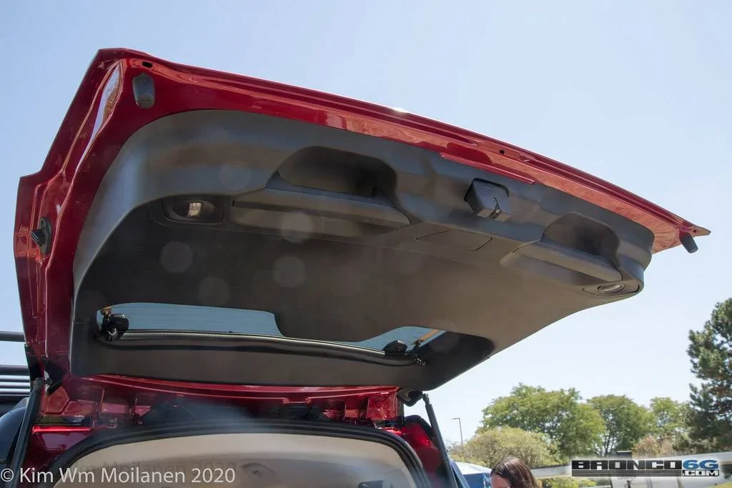 Ford Bronco Sport Bronco Sport on display at Ford Employee Roundup Event 2021 Ford Bronco Sport Rapid Red Employee Roundup Event-11