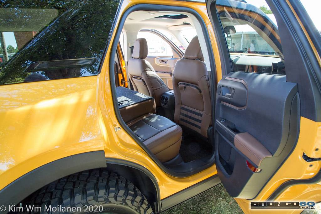 Ford Bronco Sport Bronco Sport on display at Ford Employee Roundup Event yber-orange-interior-employee-roundup-event-75-