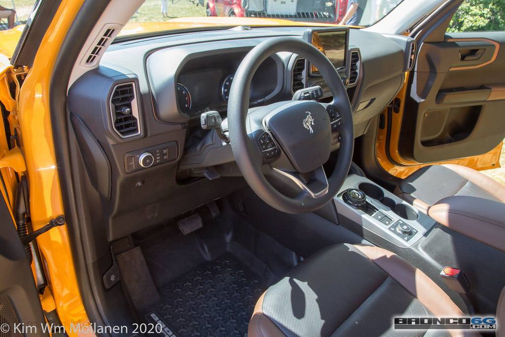 Ford Bronco Sport Bronco Sport on display at Ford Employee Roundup Event yber-orange-interior-employee-roundup-event-78-