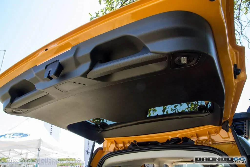 Ford Bronco Sport Bronco Sport on display at Ford Employee Roundup Event yber-orange-interior-employee-roundup-event-68-jpg