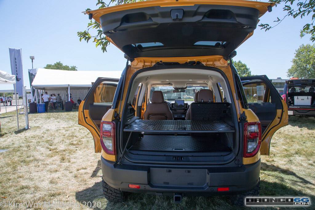Ford Bronco Sport Bronco Sport on display at Ford Employee Roundup Event yber-orange-interior-employee-roundup-event-66-