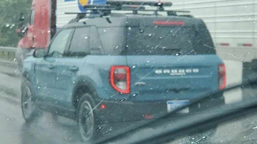 Ford Bronco Sport Official AREA 51 Bronco Sport Thread Area 51 Bronco Sport in the rain overcast cloudy