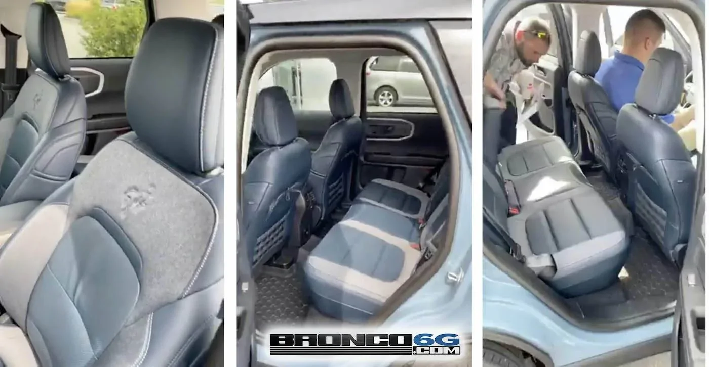 Ford Bronco Sport A good look at Navy Pier Interior in the Bronco Sport 2021 Bronco Navy Pier Interior & Area 51 Exterior Colors