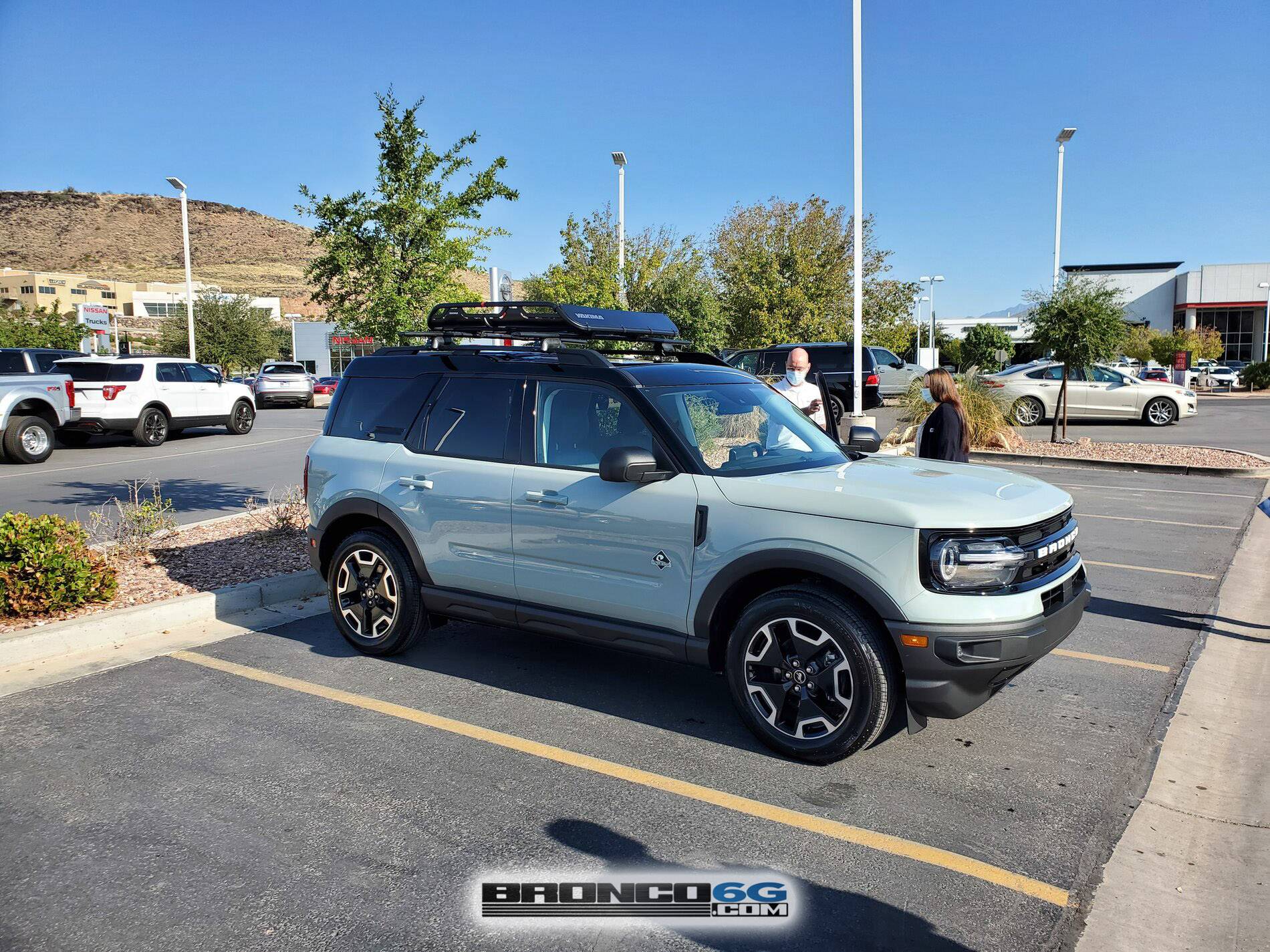Ford Bronco Sport Good Look at Cactus Gray + Navy Pier Outer Banks navy-pier-interior-cactus-gray-bronco-sport-9-
