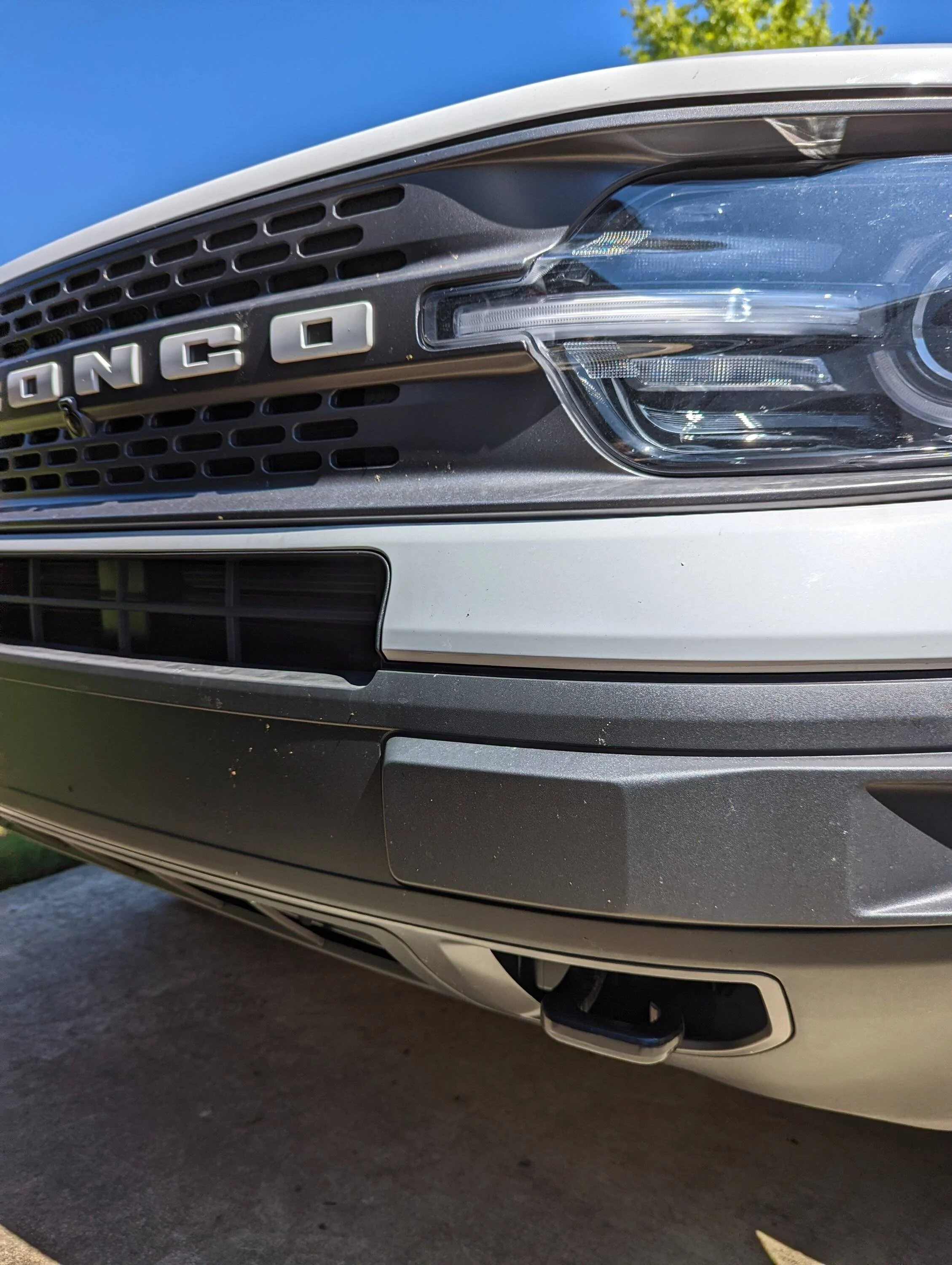 Ford Bronco Sport Badlands Bumper Trim PXL_20220913_163324804