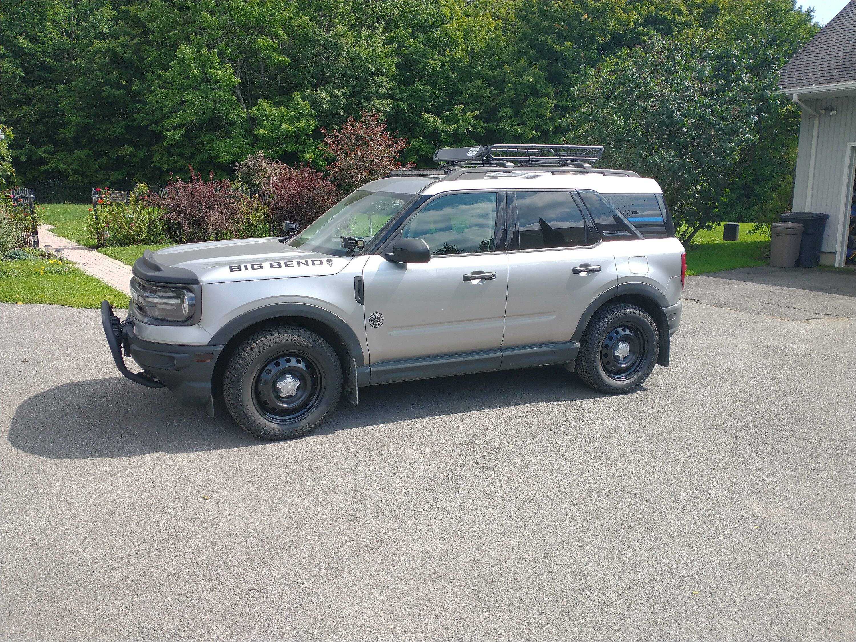 Ford Bronco Sport Painted the steelies black, but that's not the point. IMG_20220914_122931090