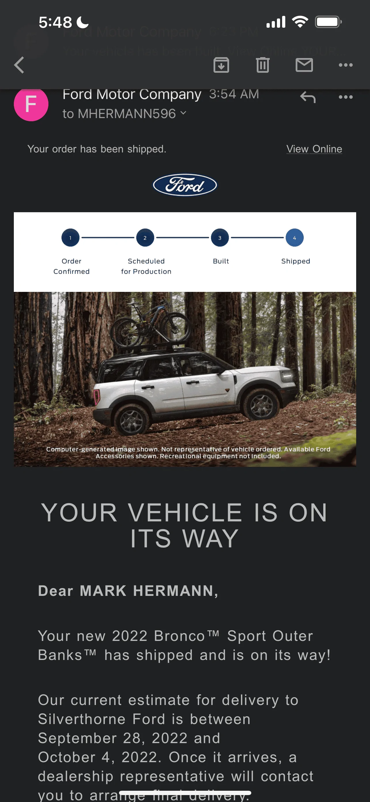 Ford Bronco Sport July 2022 Waiting Room 7CF56DCE-158A-49D1-8273-56BEC6F3B111