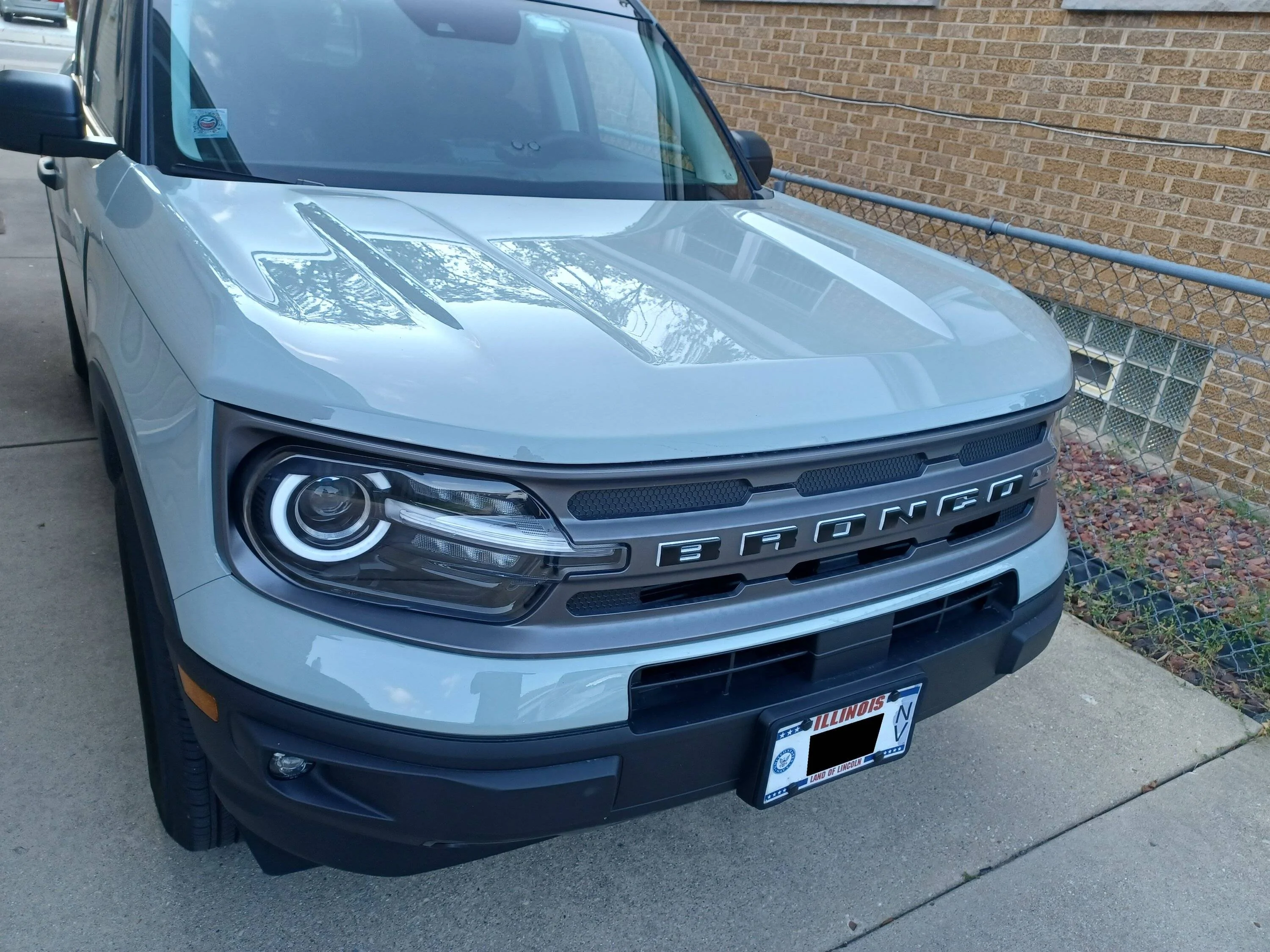 Ford Bronco Sport Installing new lettering on the tailgate of Bronco Sport - factory lettering? 20220916_170149