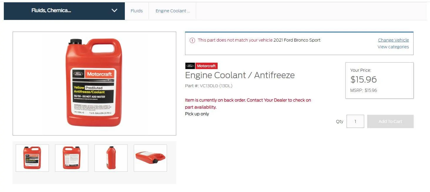 Ford Bronco Sport Losing Coolant Captur