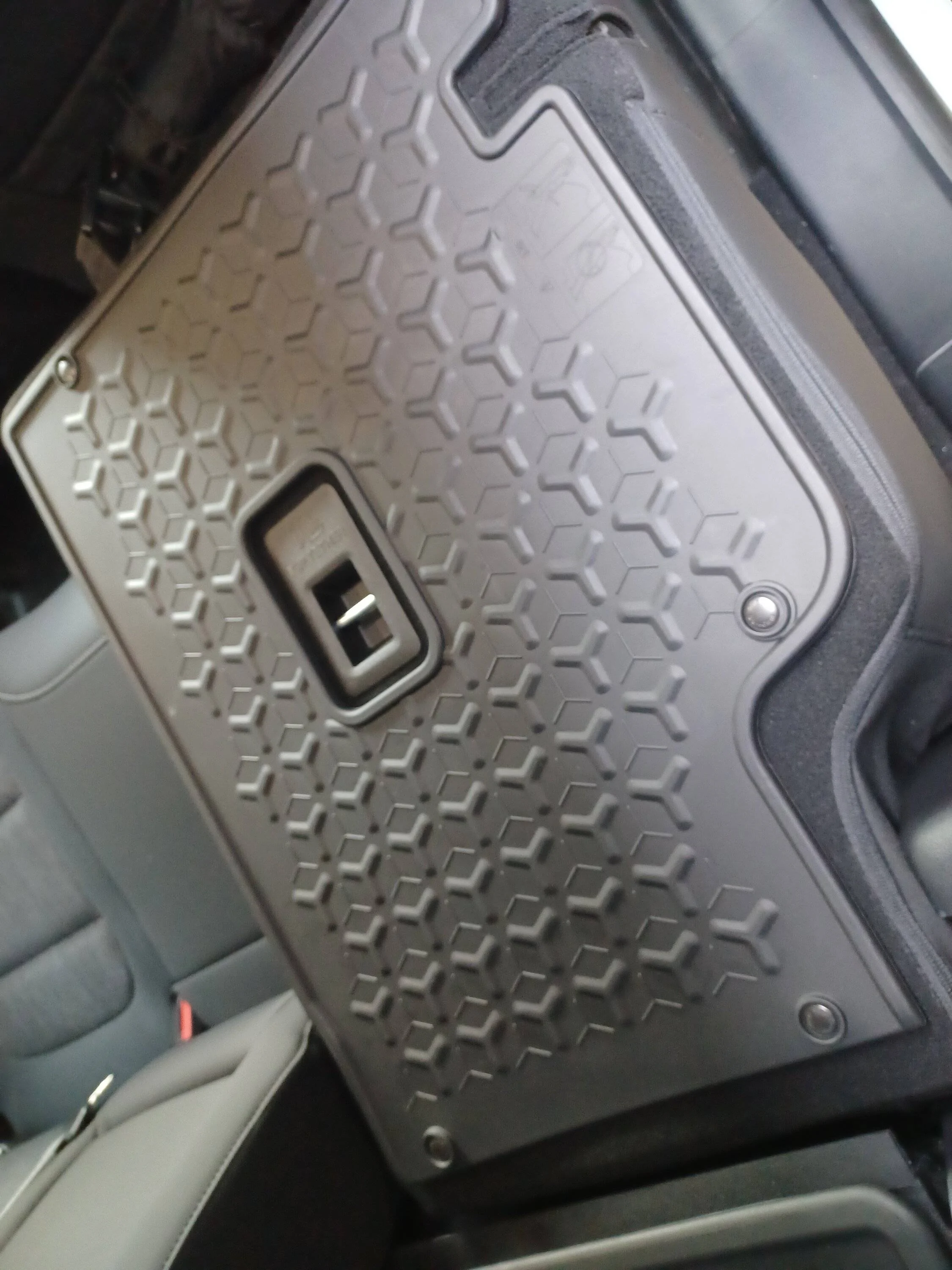 Ford Bronco Sport Rear Seat Back - Rubber Mats 20220917_082249