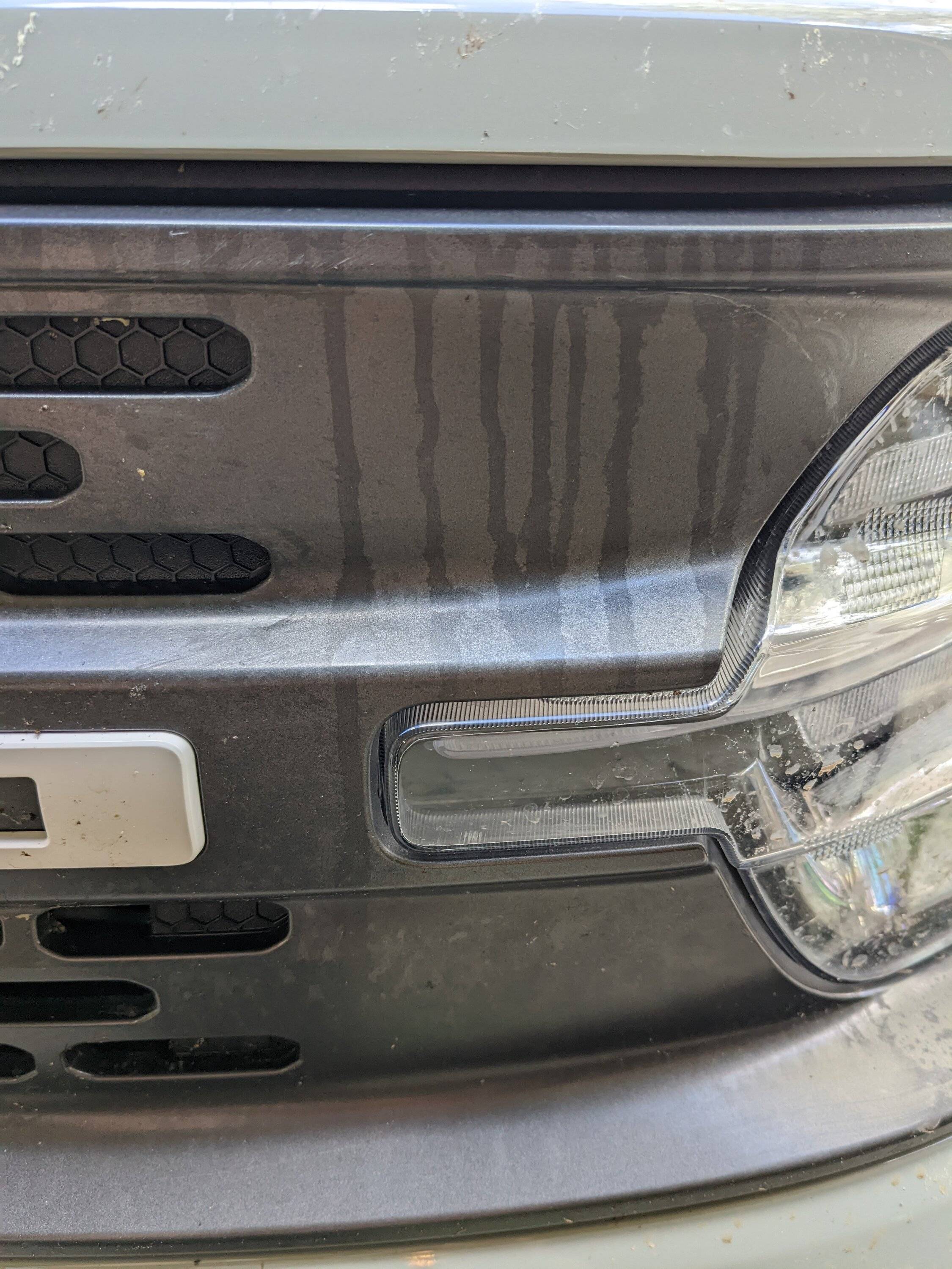 Ford Bronco Sport Help! Took my BS to a hand car wash and niw I'm afraid my grill is ruined 😭 PXL_20220919_215213670