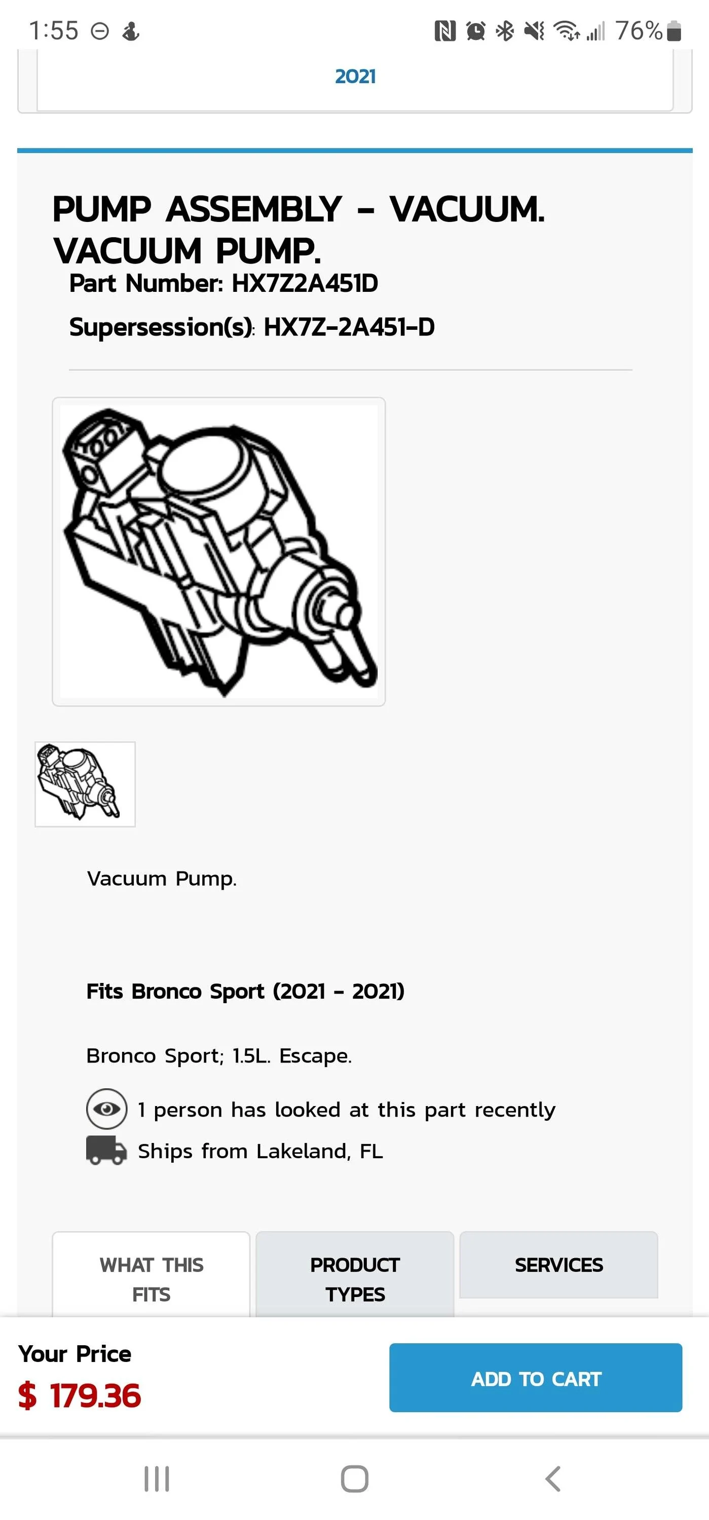 Ford Bronco Sport Lost brakes 12k miles 2021 bronco sport base model Screenshot_20220920-135522_Chrom