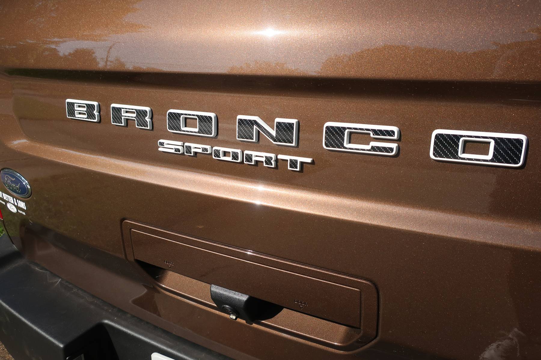 Ford Bronco Sport White BRONCO SPORT Lettering Custom DIY Modification bronco2