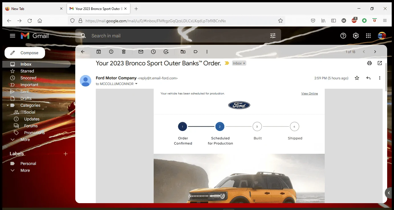 Ford Bronco Sport I Got The Magic Email! 2022-09-21